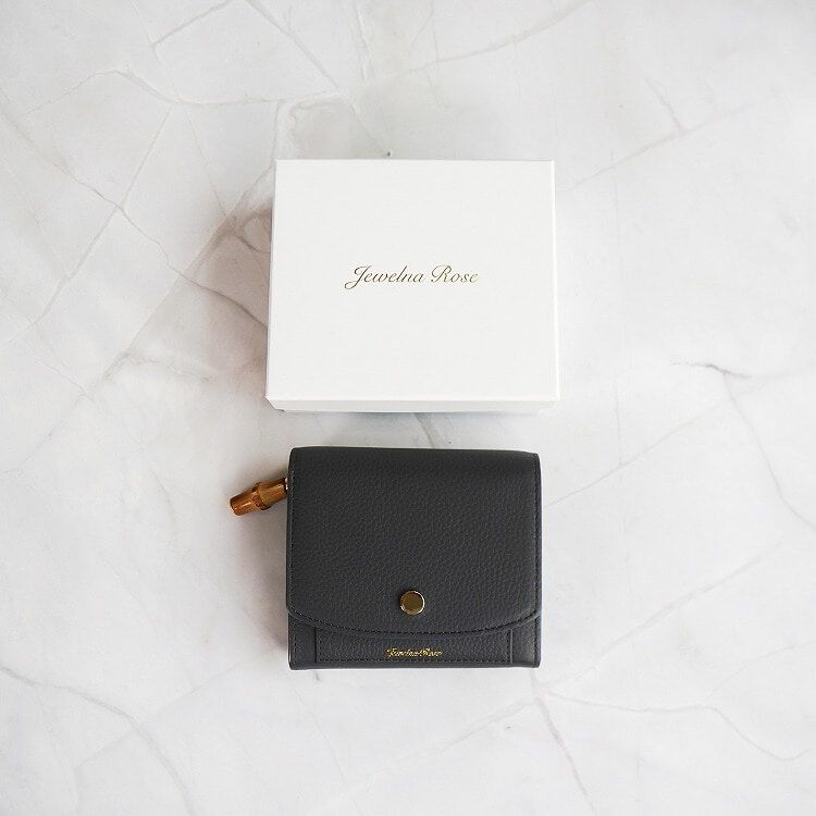 Jewelna Rose「Jewelna Rose フォリー・ウォレット 本革 二つ折り財布 15146」|財布|