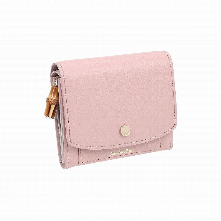 Jewelna Rose「Jewelna Rose フォリー・ウォレット 本革 二つ折り財布 15146」|財布|ピンク