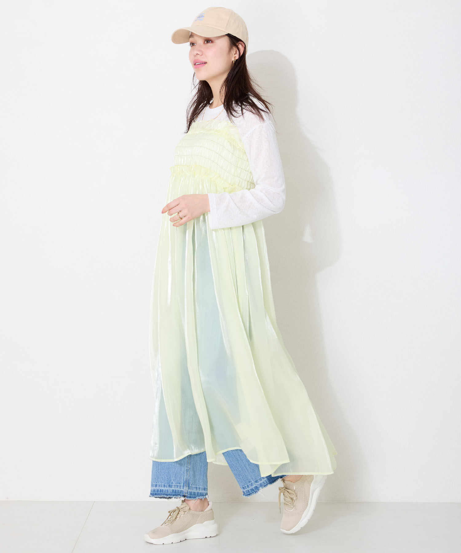 ORiental TRaffic「●再入荷● 【瞬間フィット】 ニットスニーカー /OT3757 軽量 歩きやすい 楽ちん ハンズフリー」|スニーカー|