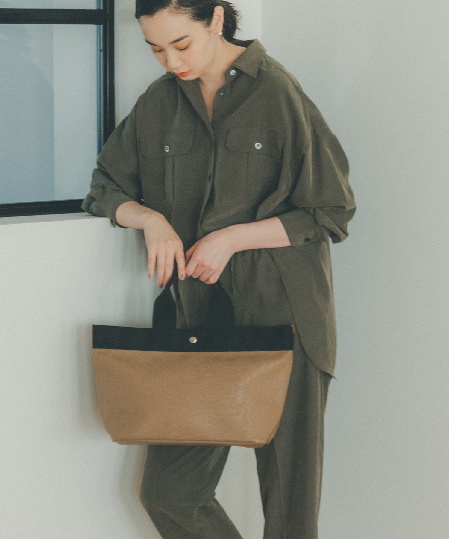 TOPKAPI BREATH「【VERY 10月号掲載】RIPPLE リプル ネオレザー A4トートバッグ」|トートバッグ|