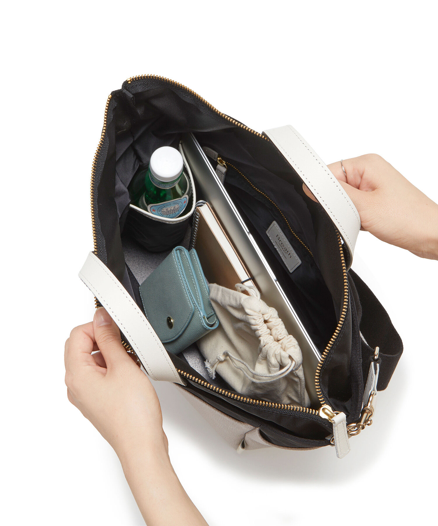 TOPKAPI BREATH「【Breath TOPKAPI】SCOTCH GRAIN スコッチグレイン マザーズバッグ バイカラー ショルダー トート バッグ」|トートバッグ|