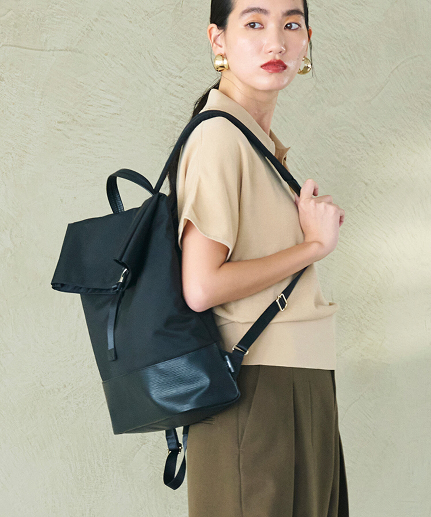 TOPKAPI BREATH「【Breath TOPKAPI】RIPPLE リプル エコナイロン コンビ リュック / バッグパック」|リュック|