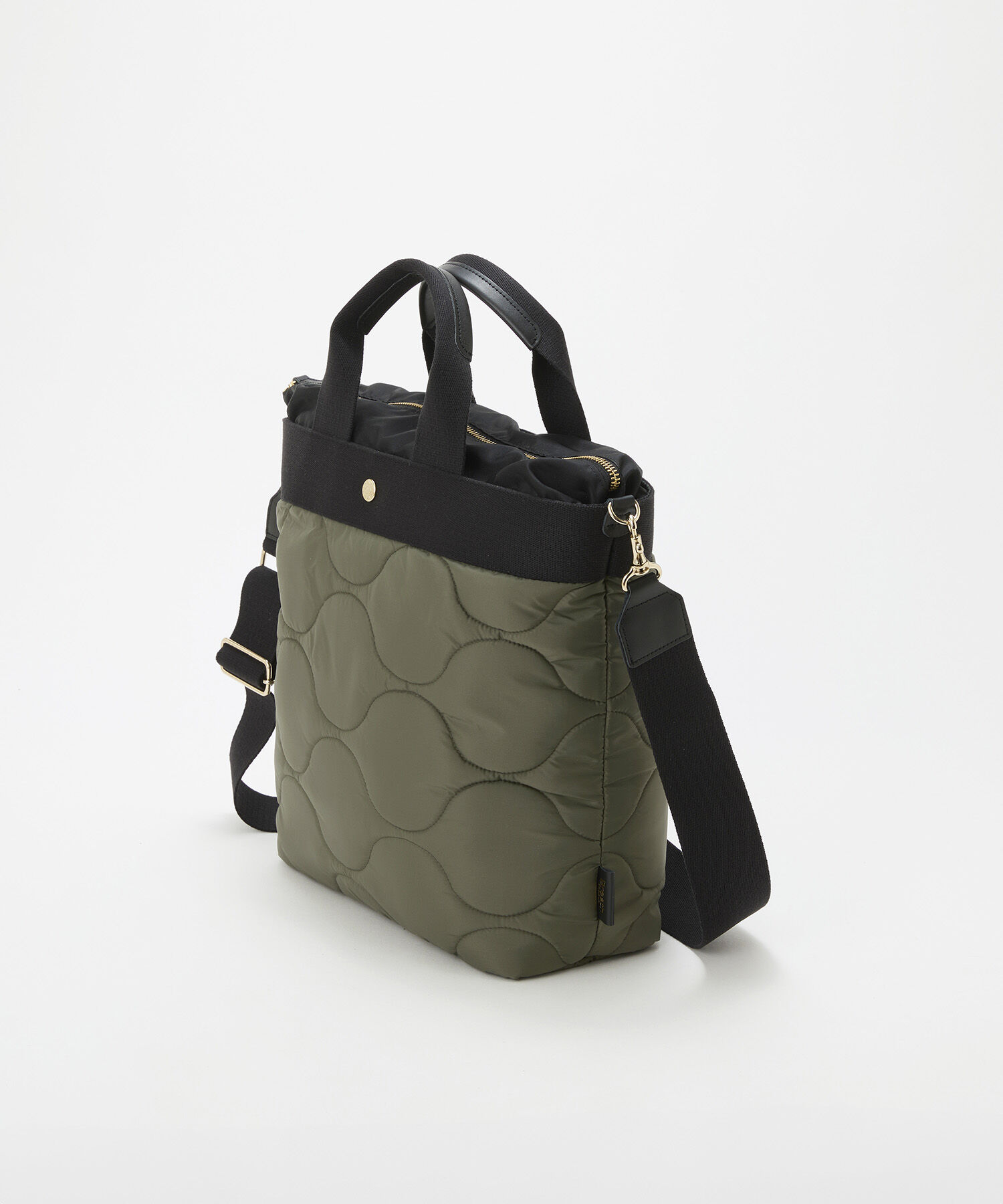 TOPKAPI BREATH「【Breath TOPKAPI】RIPPLE リプル キルティング ショルダー付き 縦型 トートバッグ / 撥水 / 軽量」|トートバッグ|