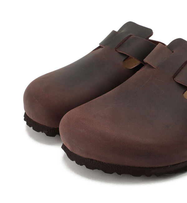 BIRKENSTOCK「【ビルケンシュトック】ボストン/ハバナ ナチュラルレザー/クロッグ メンズ レディース」|サンダル|