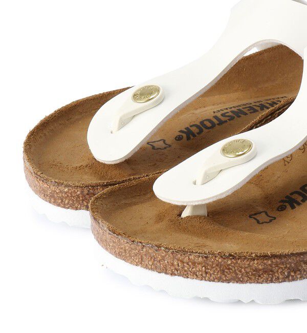 BIRKENSTOCK「【ビルケンシュトック】ギゼ/パテントホワイト ビルコフロー/サンダル レディース/GIZEH」|サンダル|