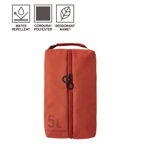 MILESTO「MILESTO UTILITY シューズバッグ 5L」|トラベルグッズ|オレンジ