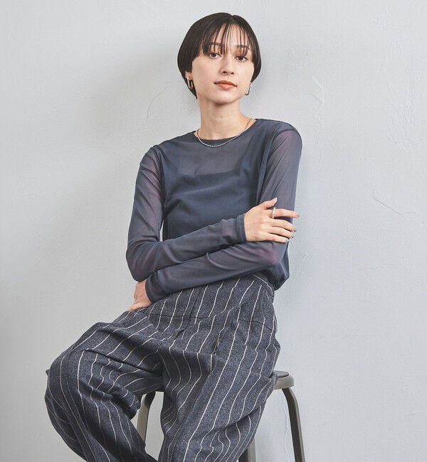 UNITED ARROWS「チュール ジャージー カットソー」|Tシャツ・カットソー|ROYAL