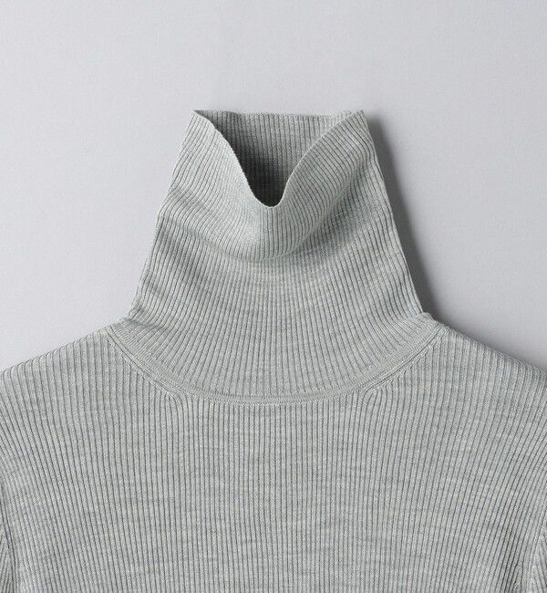 UNITED ARROWS「シルクリブ タートルネック ニット」|ニット・セーター|