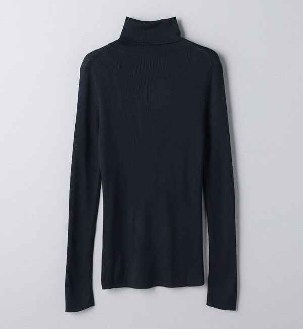 UNITED ARROWS「シルクリブ タートルネック ニット」|ニット・セーター|