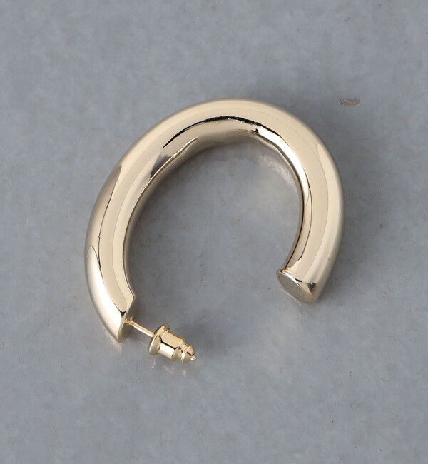 UNITED ARROWS「オーバル フープピアス」|ピアス|