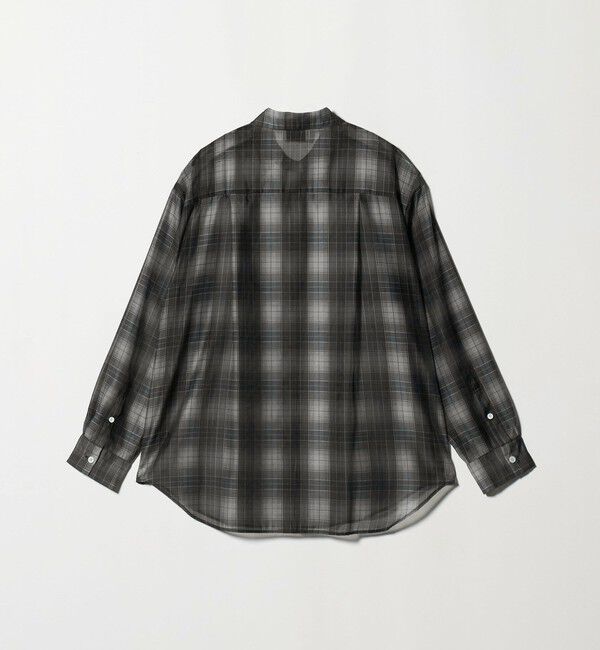 UNITED ARROWS「オーガンジー プリント シャツ ‐ウォッシャブル‐」|シャツ・ブラウス|