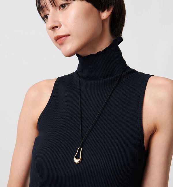 UNITED ARROWS「メルティング オーバル コードネックレス」|ネックレス|GOLD