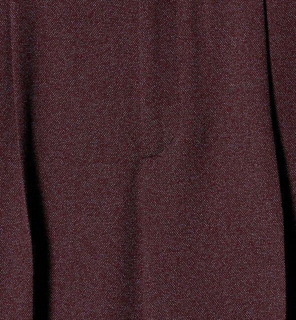 UNITED ARROWS「2タック メランジ ワイド パンツ ‐ウォッシャブル‐」|スラックス|