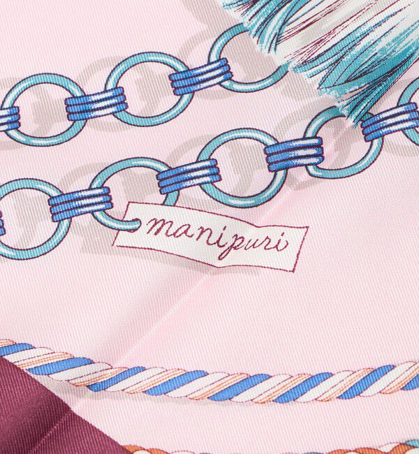 UNITED ARROWS「＜manipuri＞SILK 88&times;88 スカーフ 25FW」|マフラー|