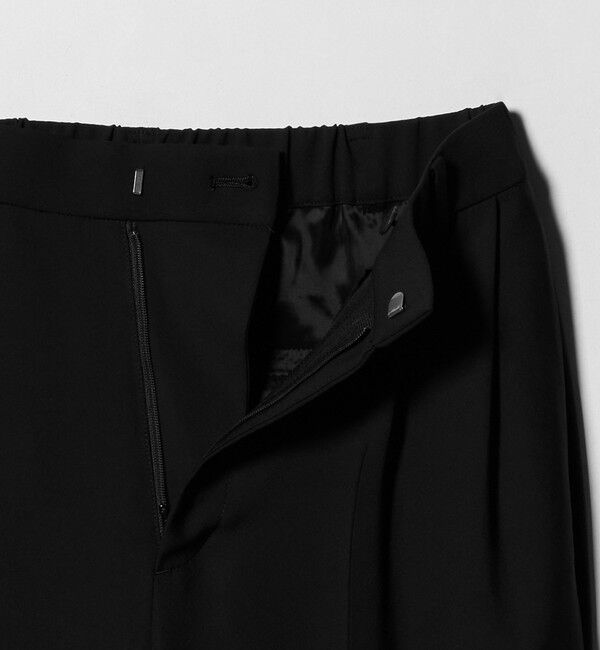 UNITED ARROWS「2タック ワイドパンツ‐UVカット 接触冷感 吸水速乾 帯電防止 ウォッシャブル‐」|チノ|