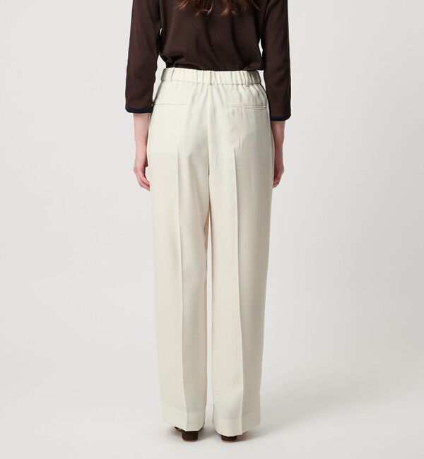 UNITED ARROWS「2タック ワイドパンツ WHITE ‐ウォッシャブル‐」|その他|