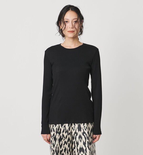 UNITED ARROWS「コットン テレコ クルーネック カットソー」|Tシャツ・カットソー|