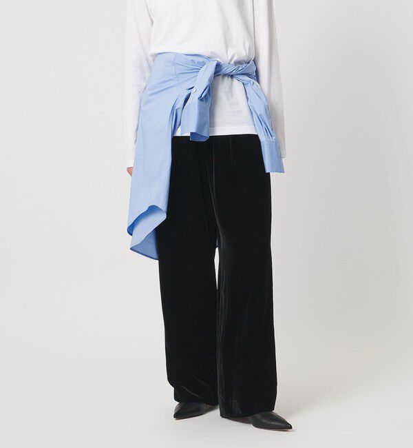 UNITED ARROWS「ベルベット イージー パンツ」|チノ|