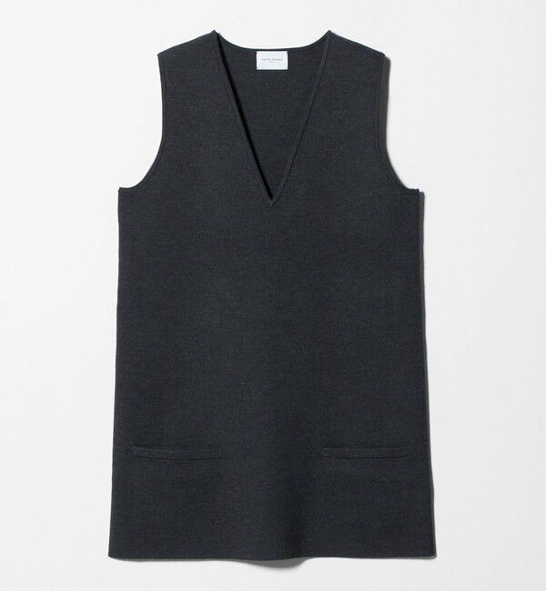 UNITED ARROWS「ミラノリブ チュニック ベスト」|ベスト・ジレ|