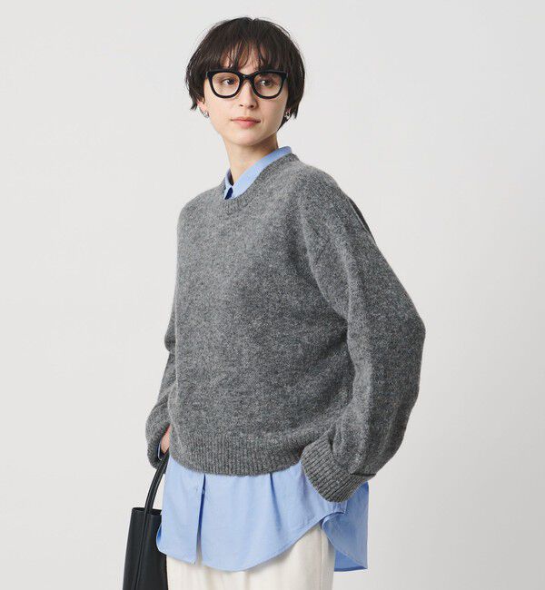 UNITED ARROWS「ワイドスリーブ プルオーバーニット」|ニット・セーター|