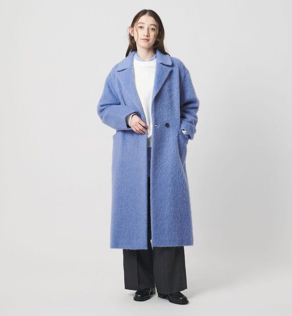 UNITED ARROWS「シャギー ビッグ テーラード コート」|チェスターコート|