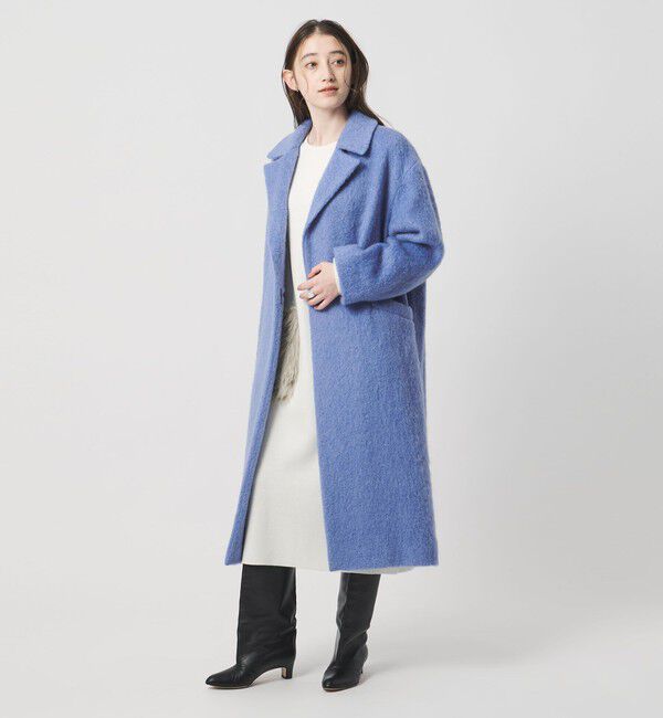 UNITED ARROWS「シャギー ビッグ テーラード コート」|チェスターコート|