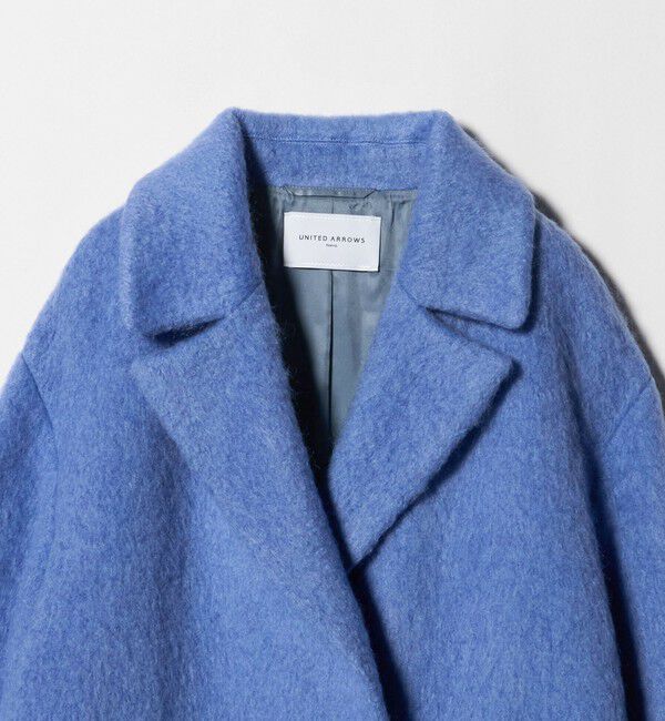 UNITED ARROWS「シャギー ビッグ テーラード コート」|チェスターコート|