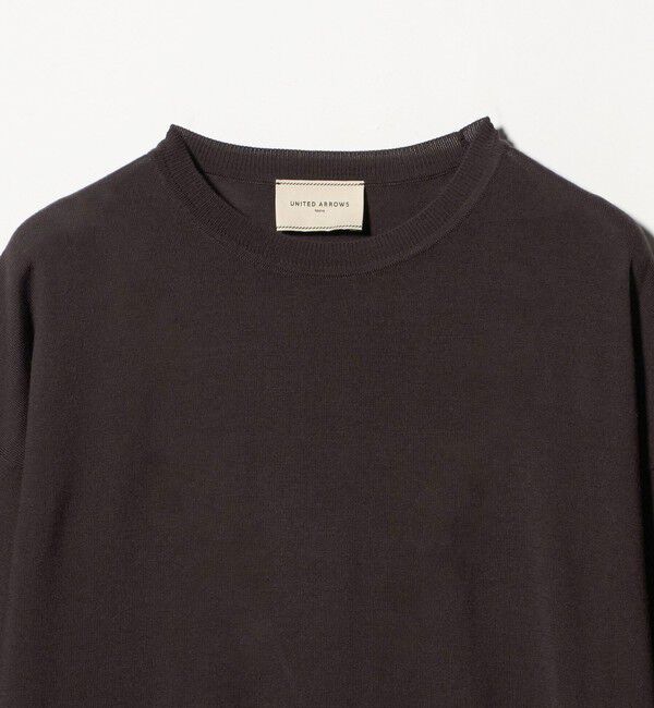 UNITED ARROWS「18G ウール クルーネック ニット ‐ウォッシャブル‐」|ニット・セーター|