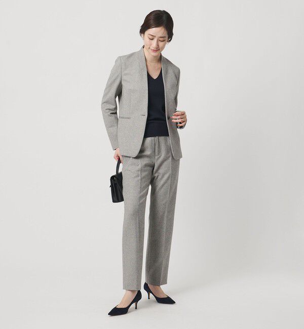 UNITED ARROWS「クラス ツイード ストレート パンツ」|チノ|