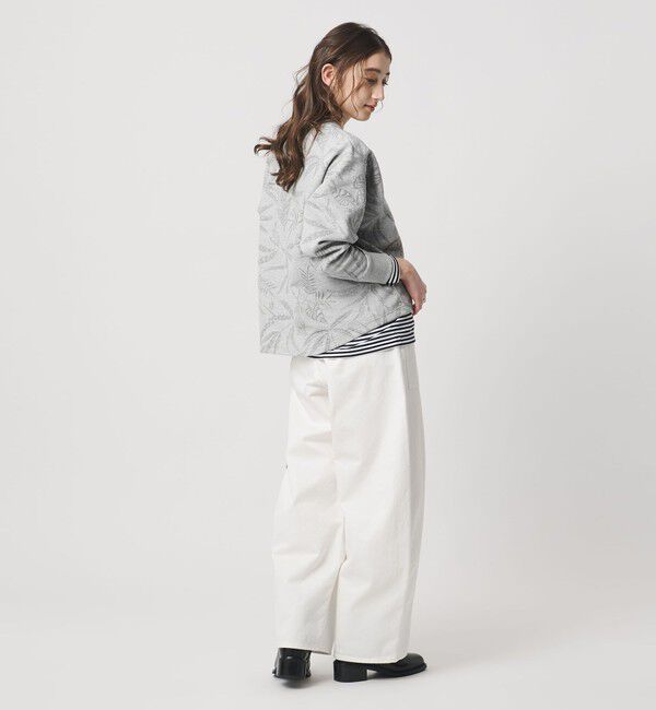 UNITED ARROWS「リーヴス ジャガード ラメ スウェット」|スウェット・ジャージ|