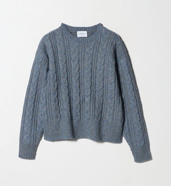 UNITED ARROWS「ミックス カラー ケーブル プルオーバー ニット」|ニット・セーター|