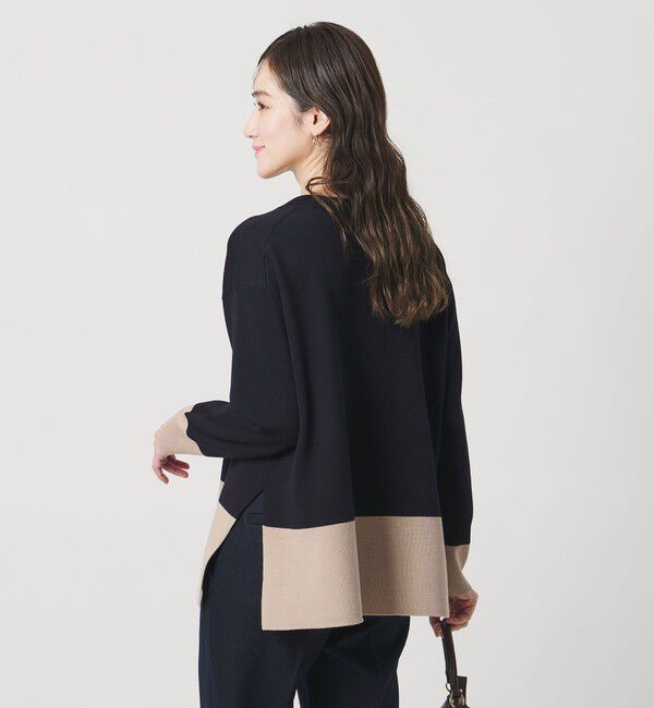 UNITED ARROWS「ウールブレンド Vネックニット ‐ウォッシャブル‐」|ニット・セーター|