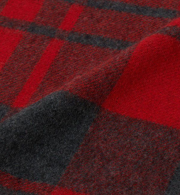 UNITED ARROWS「カシミヤ リバーシブル チェックマフラー」|マフラー|