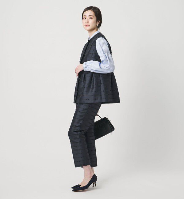 UNITED ARROWS「リボン カットジャガード ベスト」|ベスト・ジレ|