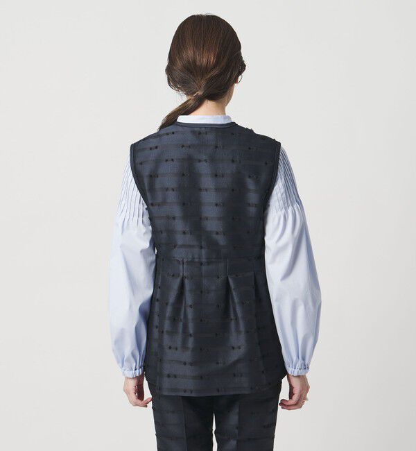 UNITED ARROWS「リボン カットジャガード ベスト」|ベスト・ジレ|