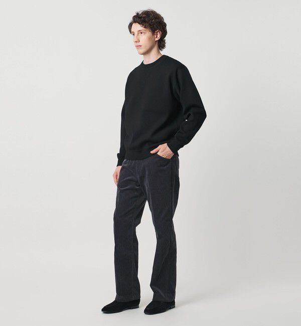 UNITED ARROWS「ウール カシミヤ クルーネック スウェットニット」|ニット・セーター|