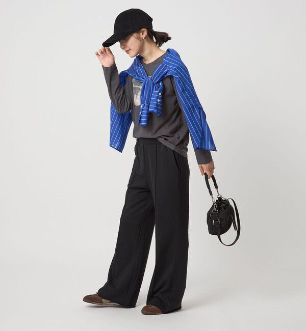 UNITED ARROWS green label relaxing「【WEB限定】＜at ease＞フォトプリント ロングスリーブ Tシャツ」|Tシャツ・カットソー|