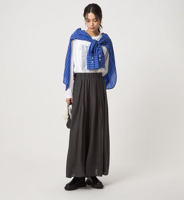 UNITED ARROWS green label relaxing「【WEB限定】＜at ease＞ キュロット パンツ」|キュロット|