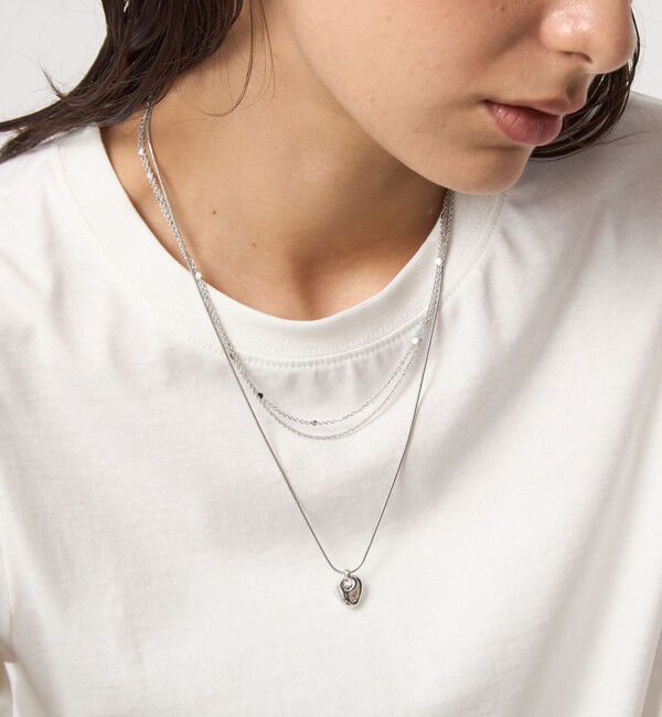 UNITED ARROWS green label relaxing「3WAY チャーム ネックレス」|ネックレス|SILVER
