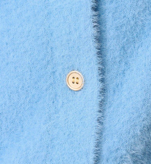 UNITED ARROWS green label relaxing「フラッフフェザー ショートスリーブ ニット カーディガン -ウォッシャブル-」|カーディガン|