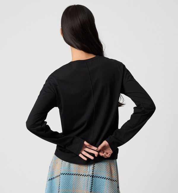 EMMEL REFINES「＜EMMEL REFINES＞EM クルーネック ロングスリーブ Tシャツ」|Tシャツ・カットソー|