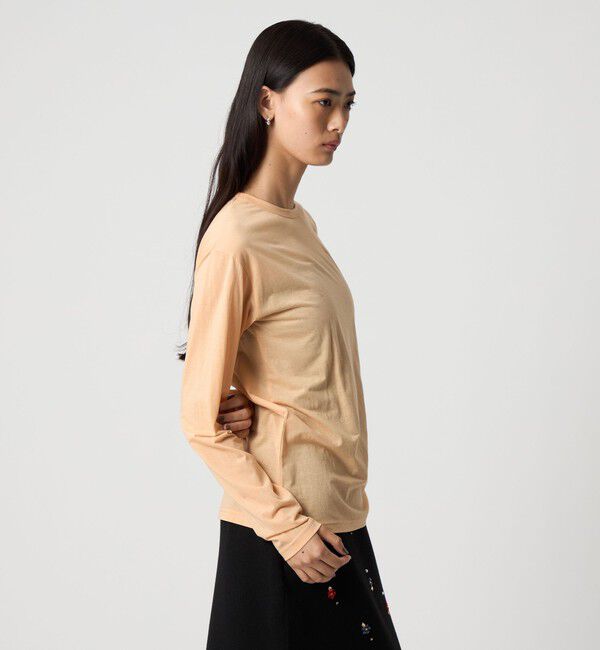 EMMEL REFINES「＜EMMEL REFINES＞EM クルーネック ロングスリーブ Tシャツ」|Tシャツ・カットソー|