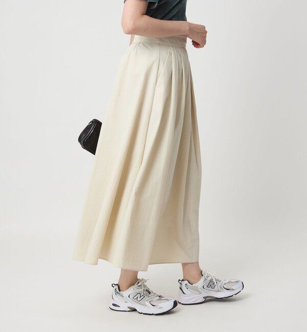 UNITED ARROWS green label relaxing「タック フレア スカート」|フレア|