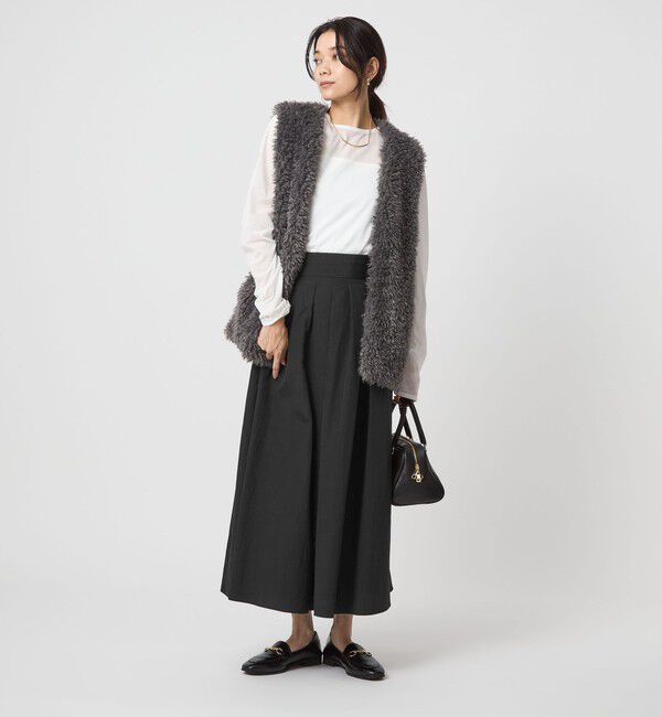 UNITED ARROWS green label relaxing「タック フレア スカート」|フレア|