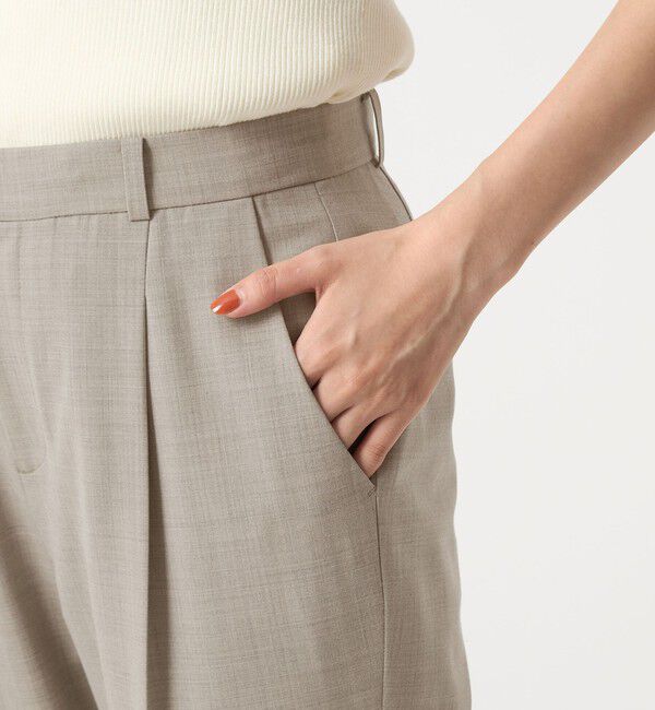 UNITED ARROWS green label relaxing「カチリラ テーパード パンツ -ウォッシャブル・ストレッチ-」|スラックス|