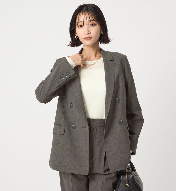 UNITED ARROWS green label relaxing「カチリラ ダブル ジャケット -ウォッシャブル・ストレッチ-」|テーラードジャケット|その他1