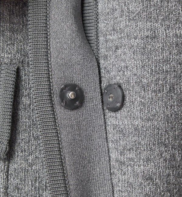 UNITED ARROWS green label relaxing「パイピング ノーカラー ニット カーディガン -ウォッシャブル-」|カーディガン|