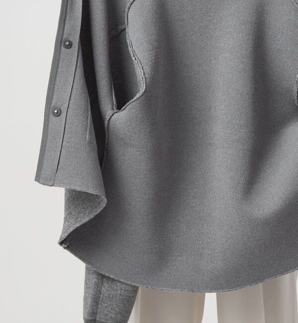 UNITED ARROWS green label relaxing「パイピング ノーカラー ニット カーディガン -ウォッシャブル-」|カーディガン|