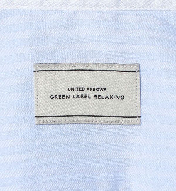 UNITED ARROWS green label relaxing「コットン シャドーストライプ クレリック ワイドカラー ドレスシャツ -イージーアイロン-」|シャツ・ブラウス|