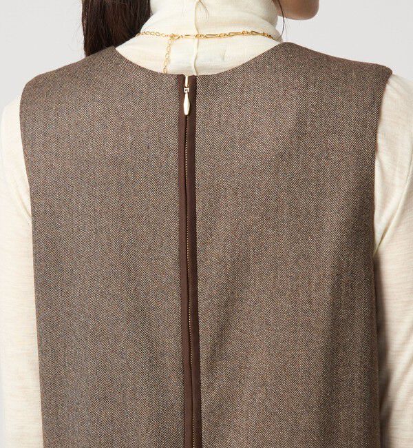 UNITED ARROWS green label relaxing「ホームスパン ジャンパースカート ストレッチ」|ジャンパースカート|